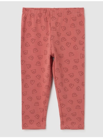 ovs legging a aop 1 col.bio 2459933-dusty cedar darkpink