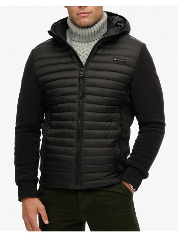 superdry d1 sdsw hood storm fleece hybrid jkt μπουφαν
