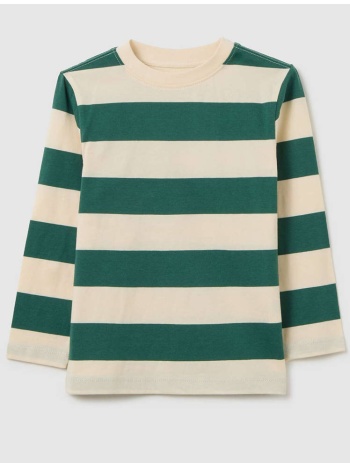 ovs t-shirt ls y/d 2455265-hunter green multi