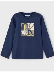 mayoral μπλουζα μακρυμανικ ημιβασικο 04076-078 blue