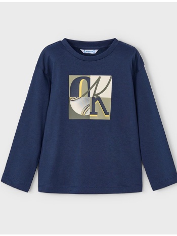 mayoral μπλουζα μακρυμανικ ημιβασικο 04076-078 blue σε προσφορά