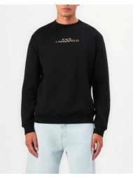 karl lagerfeld sweat crewneck 705061-554942-990 black