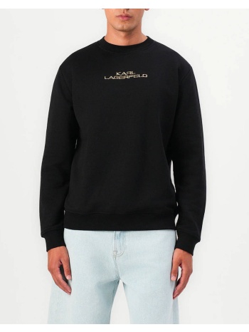 karl lagerfeld sweat crewneck 705061-554942-990 black σε προσφορά