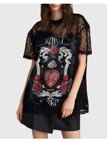 attrattivo μπλουζα 9921805-mayro black σε προσφορά