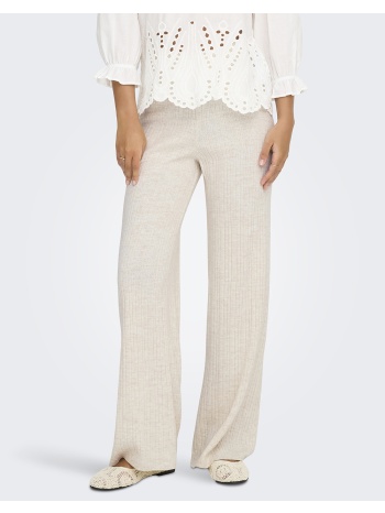 only onlthea pant knt 15352981-pumice stonemelange cream σε προσφορά