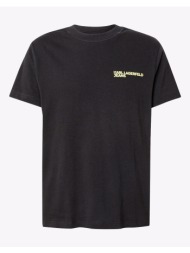 karl lagerfeld jeans klj relaxed fisheye tee a3m17027-999 black