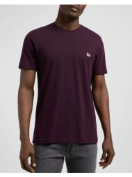 lee ss patch logo tee 112370738-deep wine redwine