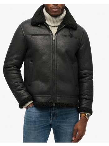 superdry d2 ovin faux shearling aviator jacket μπουφαν