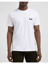 lee ss small logo tee 112370503-bright white white