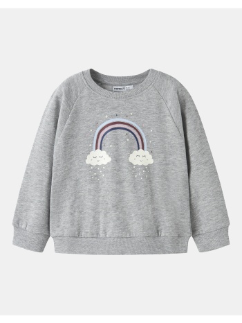name it nmfvenus ls nreg sweat bru 13234422-grey melange σε προσφορά