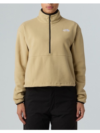 the north face w glce flc 1/2 zip jkt nf0a8d2c-nflk5 biege σε προσφορά
