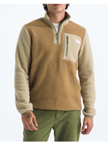 the north face m yumiori 1/4 zip nf0a883s-nfevo brown σε προσφορά