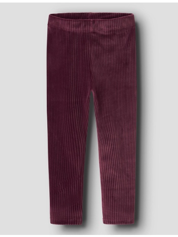 name it nmfveloa velvet legging 13235118-burgundy bordeux σε προσφορά
