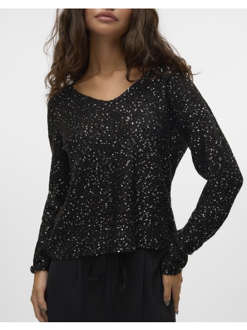 vero moda vmleilani new ls v-neck pullover rep σε προσφορά