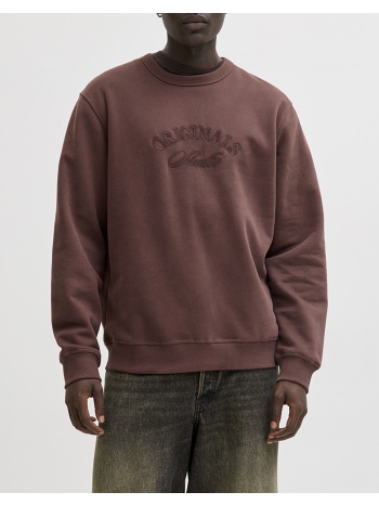 jack&jones jorbleecker branding sweat crew bf 12286775-deep σε προσφορά