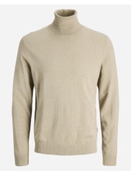 jj rebel jrebcallum knit roll neck 12268345-crockery biege