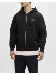 jack&jones jjesoho sweat zip hood noos 12278794-black black