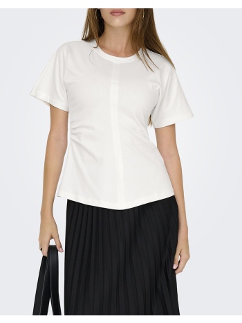 only onlmarie s/s ruching top jrs noos 15365258-cloud σε προσφορά