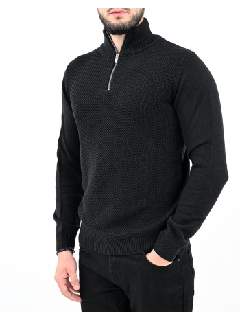 marcus adult men knitwear 1040306-9098 black σε προσφορά