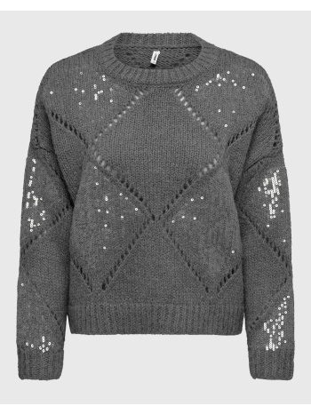 only onlkansas life ls sequins o-neck knt 15358402-medium σε προσφορά