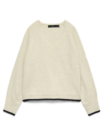 vero moda vmaquarius ls v-neck raglan pullover bf σε προσφορά