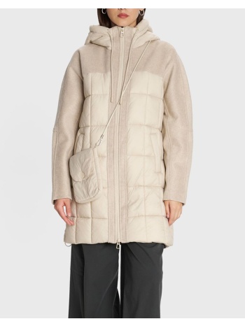 ale ημιπαλτο 8921726-vanil ecru