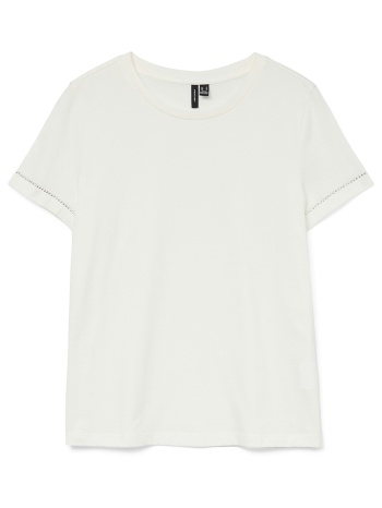 vero moda vmliana francis ss top box ga bf 10333543-cloud σε προσφορά