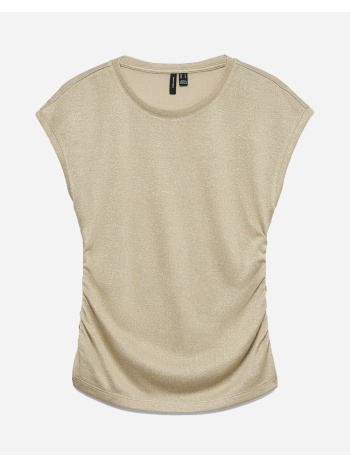 vero moda vmsarah sl top jrs noos 10336971-silver minkgold σε προσφορά