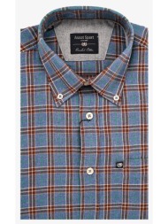 ascott πουκαμισο 15284209-17 indigo