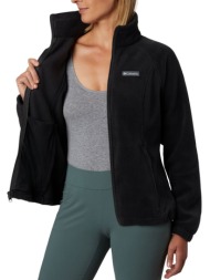 columbia γυναικεία ζακέτα benton springs™ full zip fleece cf01-wl6439-010 black