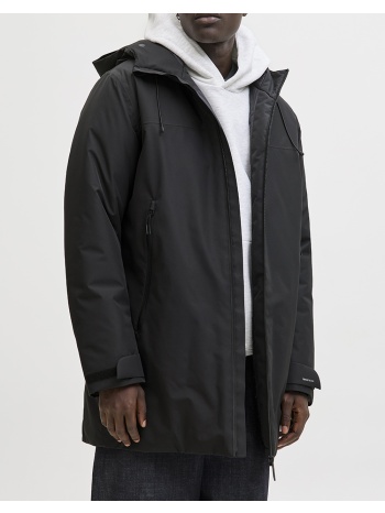 jack&jones jcofusion technical parka sn 12283168-black black σε προσφορά