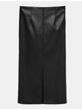 vero moda vmolivelippa hw coated 7/8 skirt 10335866-black σε προσφορά