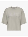 only onljos s/s o-neck shine top box jrs 15365622-palomamilanosilverrhinestones ecru
