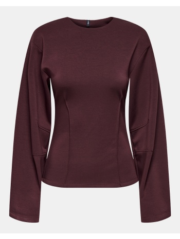 only onltoc l/s round neck swt 15365035-decadent chocolate σε προσφορά