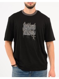 armani exchange t-shirt xm001450af10358-mc301 jetblack