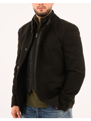 19v69 σακακι με μοστρα 84%polyester-14%viscose-2%spandex σε προσφορά