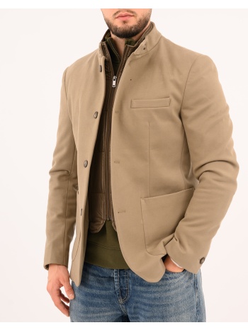 19v69 σακακι με μοστρα 84%polyester-14%viscose-2%spandex σε προσφορά