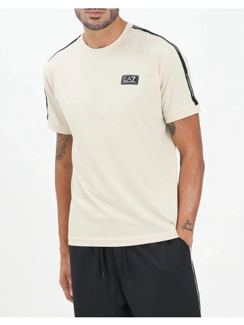 ea7 t-shirt 7m000956af10375-m1218 ecru σε προσφορά