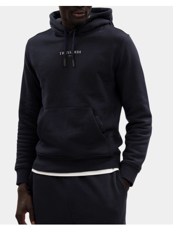 trusardi sweat-felpa con cappuccio in jersey diagonale σε προσφορά