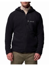 columbia ανδρική ζακέτα fast trek™ overlay hooded full zip cf01-2135701-010 black