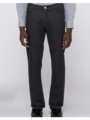 trussardi jeans-5 tasche 370 close in denim black stone σε προσφορά