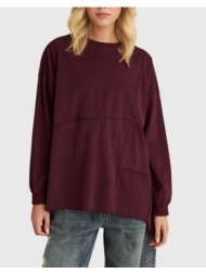 attrattivo μπλουζα 100βαμβακι 9921814-oxblo redwine