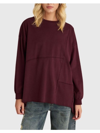 attrattivo μπλουζα 100βαμβακι 9921814-oxblo redwine σε προσφορά