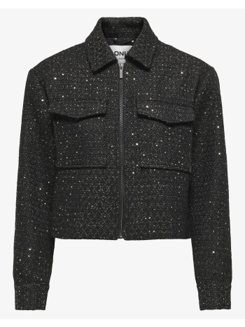 only onlcami l/s boucle jacket tlr cs 15361178-black σε προσφορά