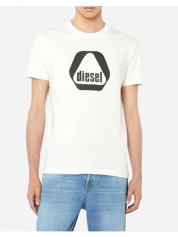 diesel t-diegor-g10 t-shirt a096740catm-141 offwhite σε προσφορά