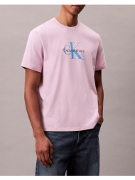 calvin klein jeans ss hero monologo tee 20s lv04rb862g-xfc lilac