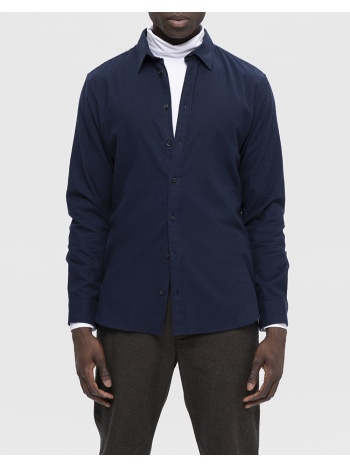 selected slhslimowen-brushed shirt ls noos 16091358-dark