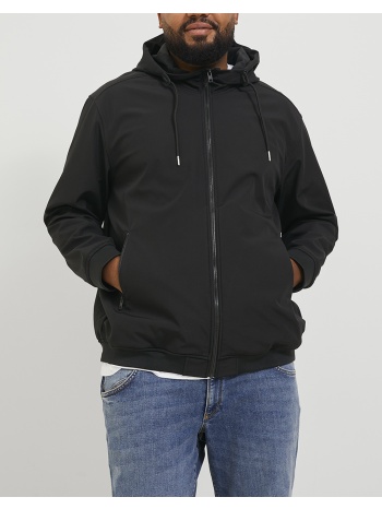 jack&jones jjebasic softshell hood noos pls 12236331-black