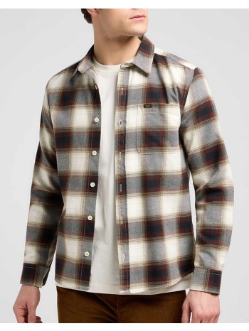 lee leesure shirt 112370704-brentwood plaid mixed σε προσφορά