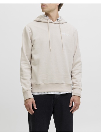 jjrebel jrebzack sweat hood noos 12279446-moonbeam ecru σε προσφορά